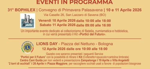 EVENTI MESE DI APRILE