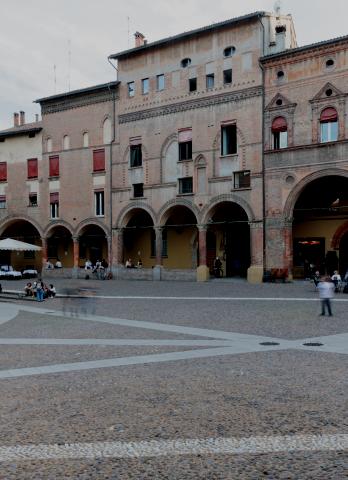 vista delle facciate degli edifici