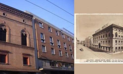 Palazzo Ghisilieri prima sede della Libreria Parolini