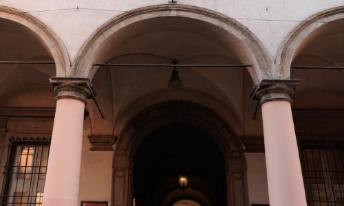 vista della facciata dell'edificio