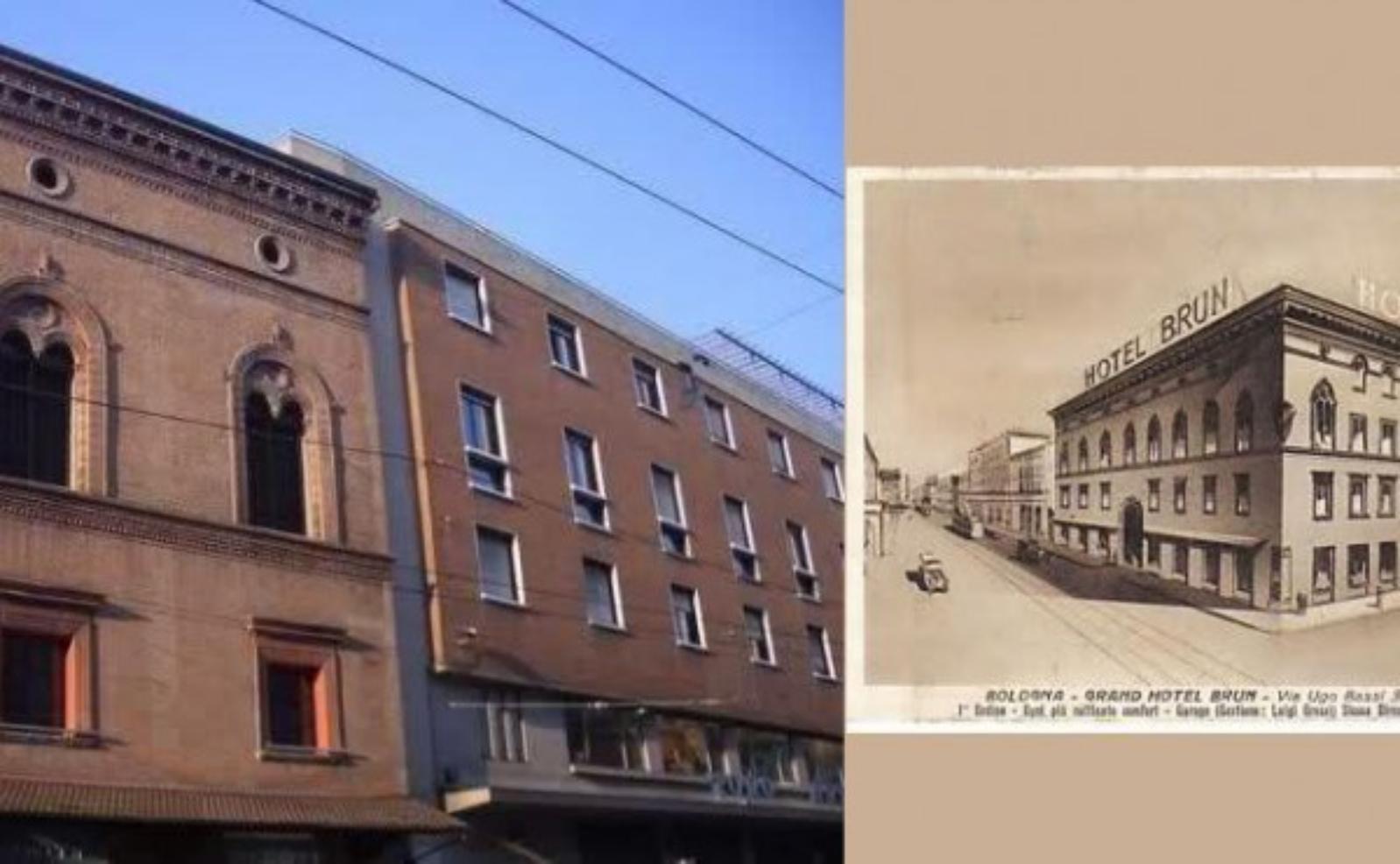 Palazzo Ghisilieri prima sede della Libreria Parolini