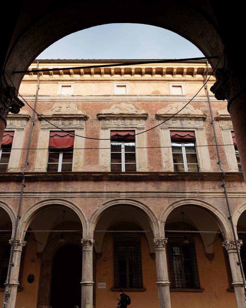 vista della facciata dell'edificio 